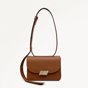 Radley London The Belsize - Small Flapover Shoulder - Toffee