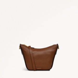 Radley London Oak Street - Small Ziptop Crossbody - Saddle