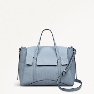 Radley London The Chancery - Medium Flapover Grab - Smoke Blue