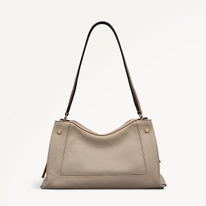 Radley London Hope Gardens - Medium Ziptop Shoulder - Porcini