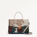 Radley London Autumn Leaves - Medium Ziptop Grab - Snow