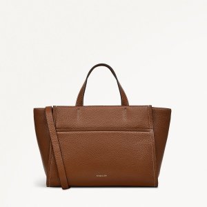 Radley London Oak Street - Medium Ziptop Grab - Saddle