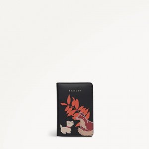 Radley London Fleeting Fox - Small Card Holder - Black
