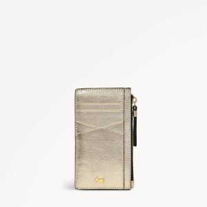 Radley London Drapers Road - Medium Ziptop Coin Purse - Icy Gold