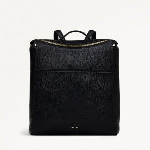 Radley London Oak Street - Medium Ziptop Backpack - Black
