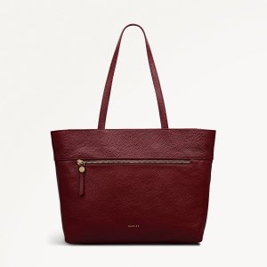 Radley London Fountain Road - Medium Ziptop Tote - Merlot