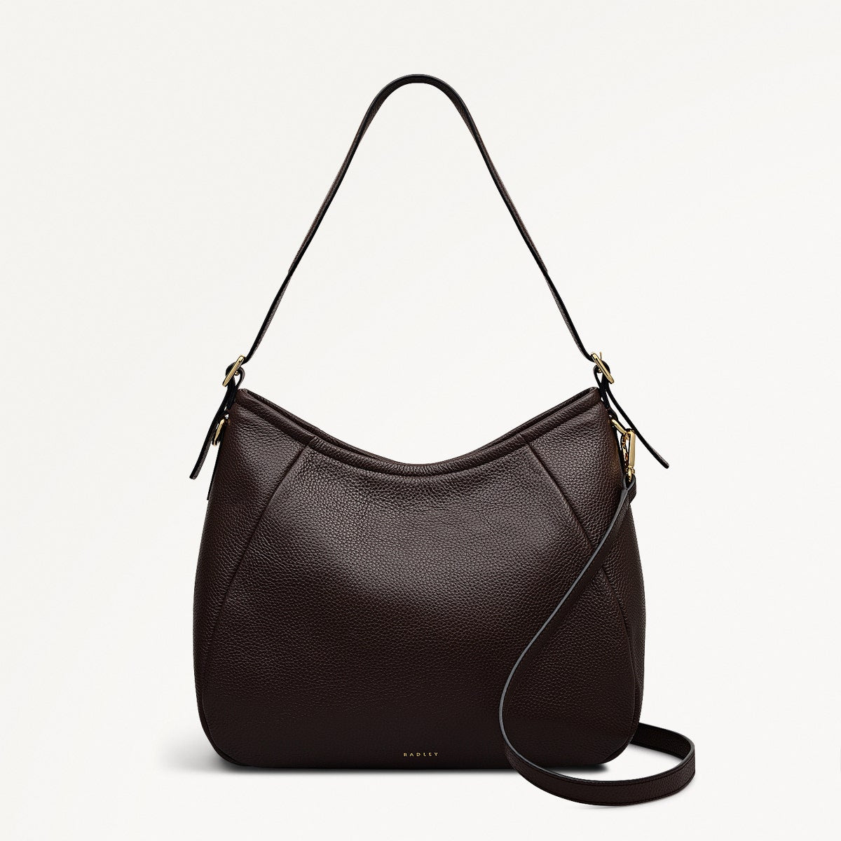 Radley London Eastney Street - Medium Ziptop Shoulder - Dark Oak