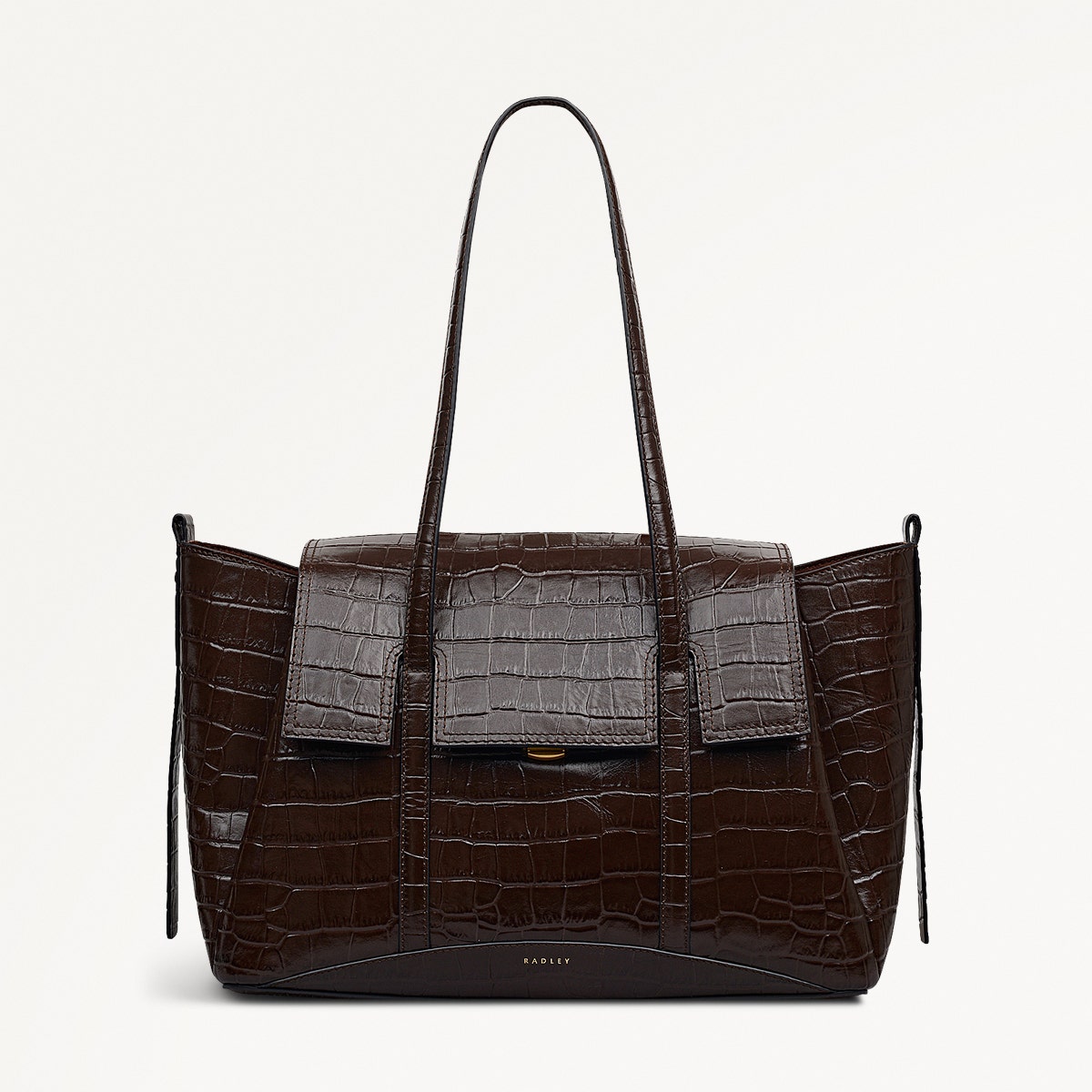Radley London The Chancery - Medium Flapover Shoulder - Dark Oak