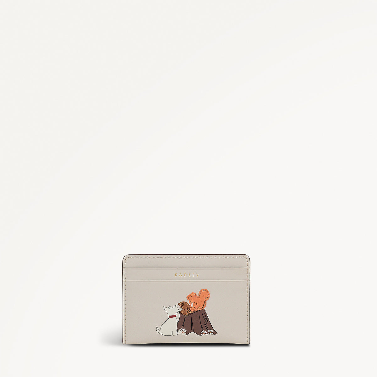 Radley London Autumn Leaves - Small Card Holder - Snow