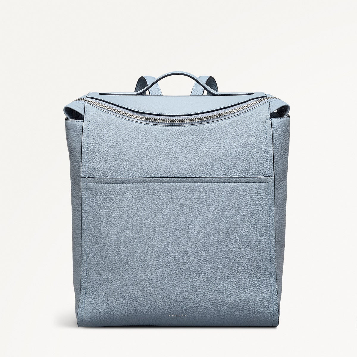 Radley London Oak Street - Medium Ziptop Backpack - Smoke Blue