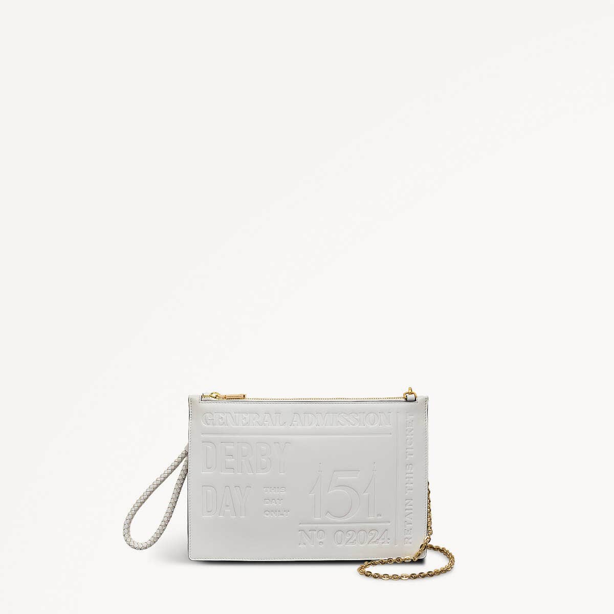 Radley London Kentucky Derby SS25 - Medium Ziptop Cross Body - Chalk