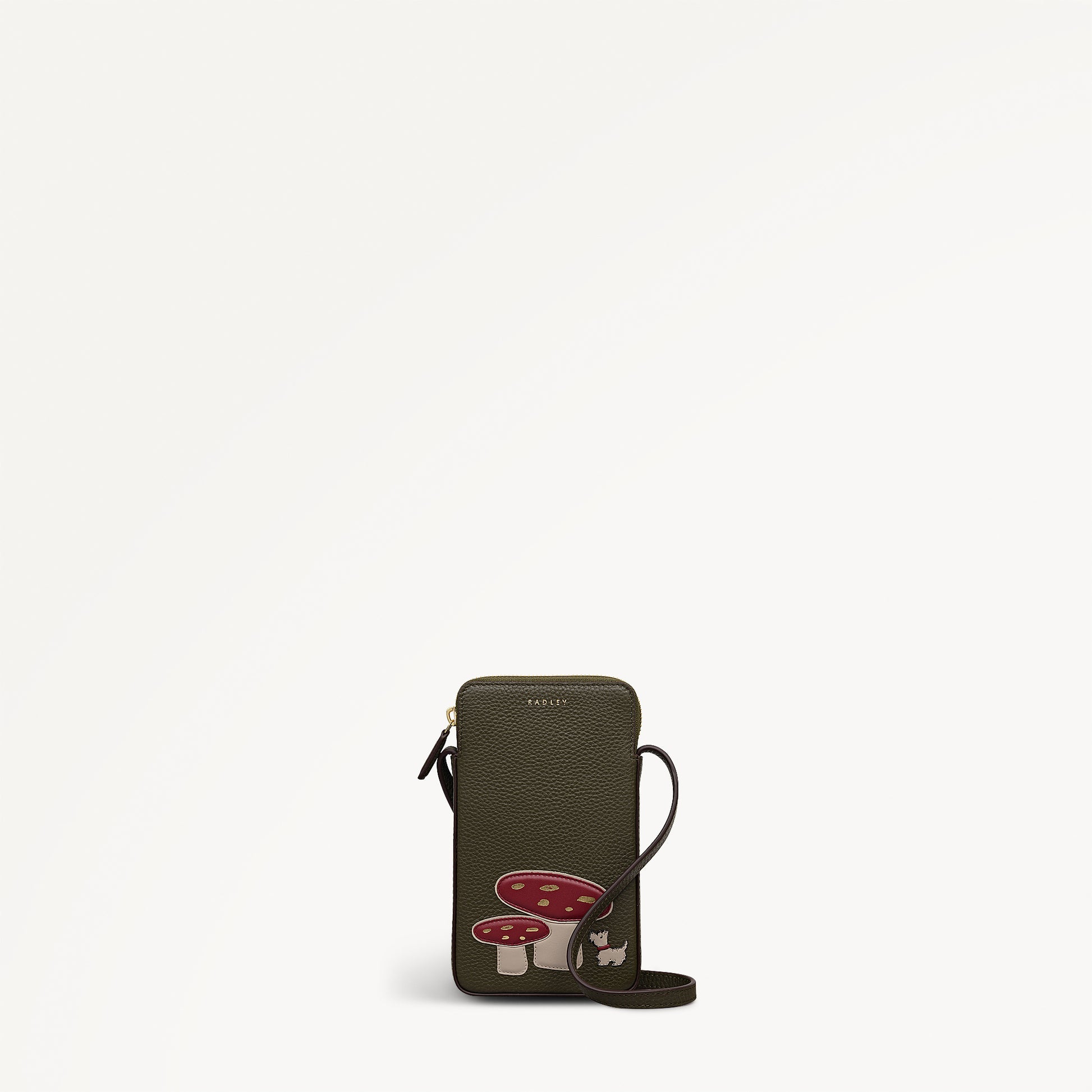 Radley London Mushroom Mate - Medium Phone Cross Body - Pine Needle