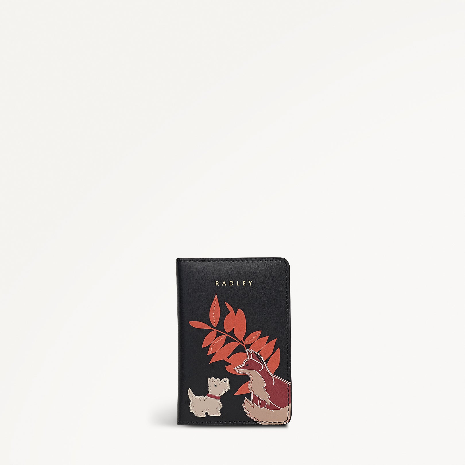 Radley London Fleeting Fox - Small Card Holder - Black