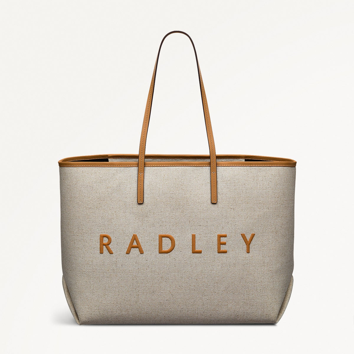 Radley London Sutherland Row - Large Open Top Tote - Saddle